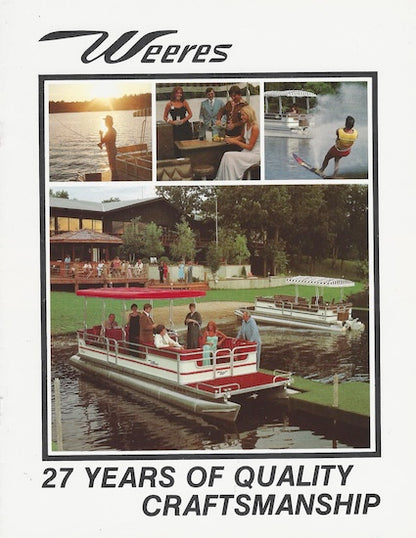 Weeres 1979 Pontoon Brochure