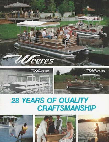 Weeres 1980 Pontoon Brochure