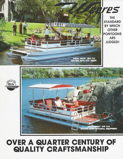 Weeres 1981 Pontoon Brochure