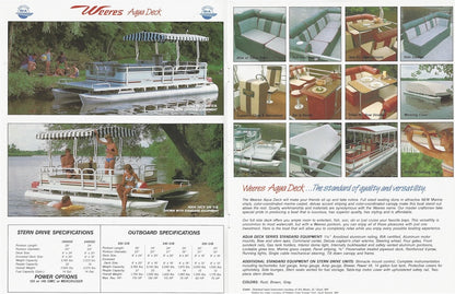 Weeres 1984 Pontoon Brochure