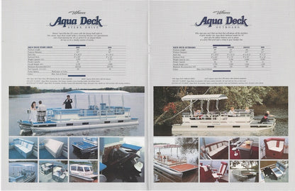 Weeres 1987 Pontoon Brochure