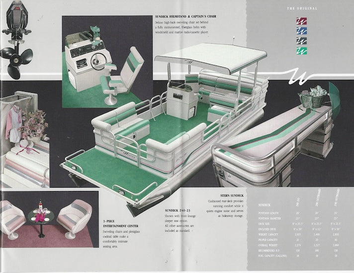 Weeres 1993 Pontoon Brochure