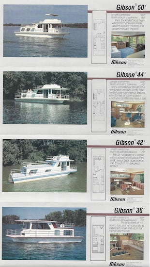 Gibson 1985 Fold Out Brochure