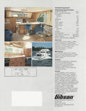 Gibson 44 Houseboat Specification Brochure