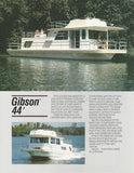 Gibson 44 Houseboat Specification Brochure