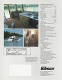 Gibson 42 LC Houseboat Specification Brochure