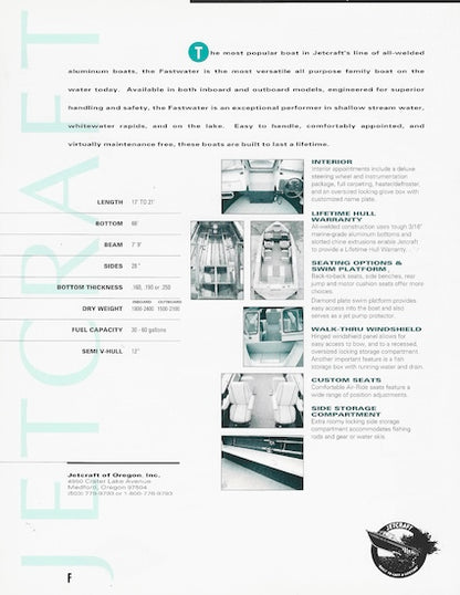 Jetcraft Fastwater Brochure