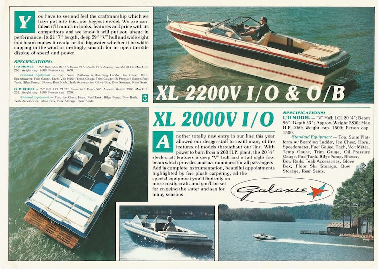 Galaxie 1987 Brochure