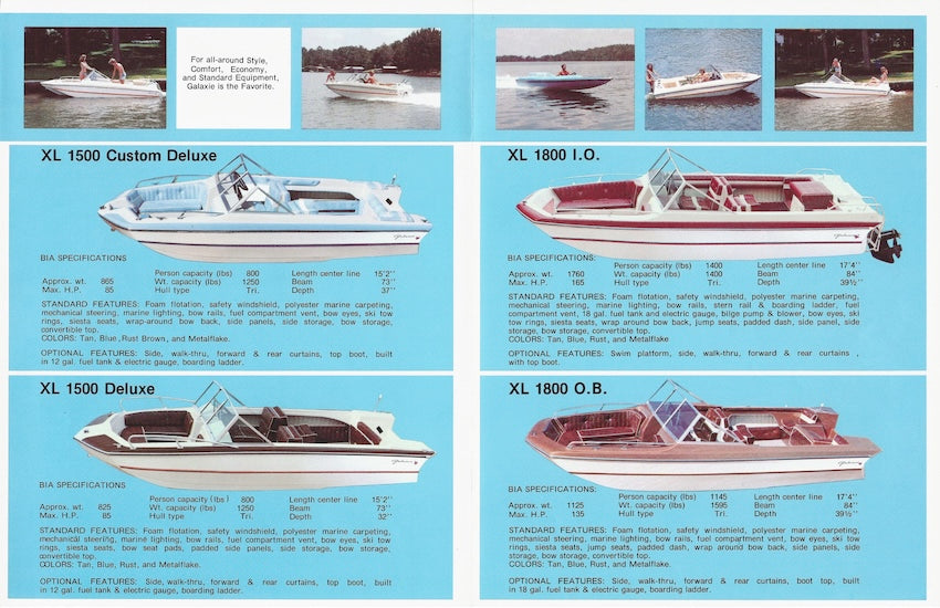 Galaxie 1980s Brochure