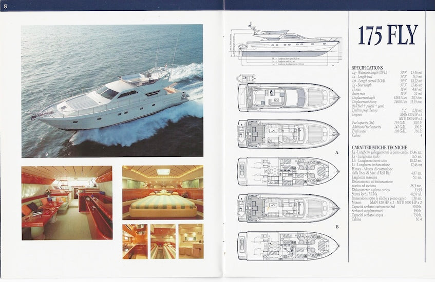 Ferretti 1995 Brochure