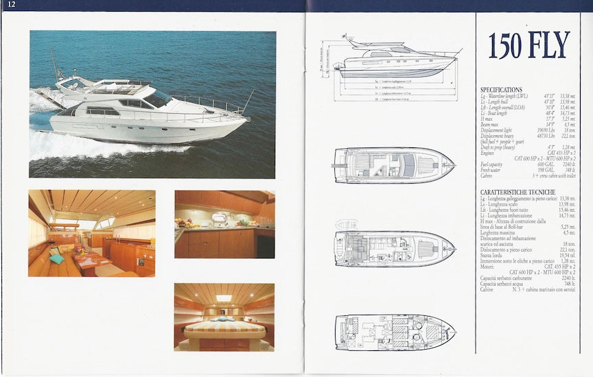 Ferretti 1995 Brochure