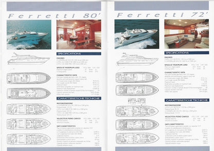 Ferretti 1999 Brochure