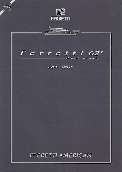Ferretti 62 Specification Brochure