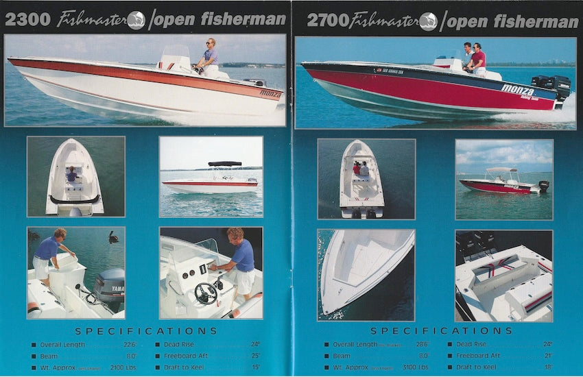 Monza 1990s Fishmaster Brochure