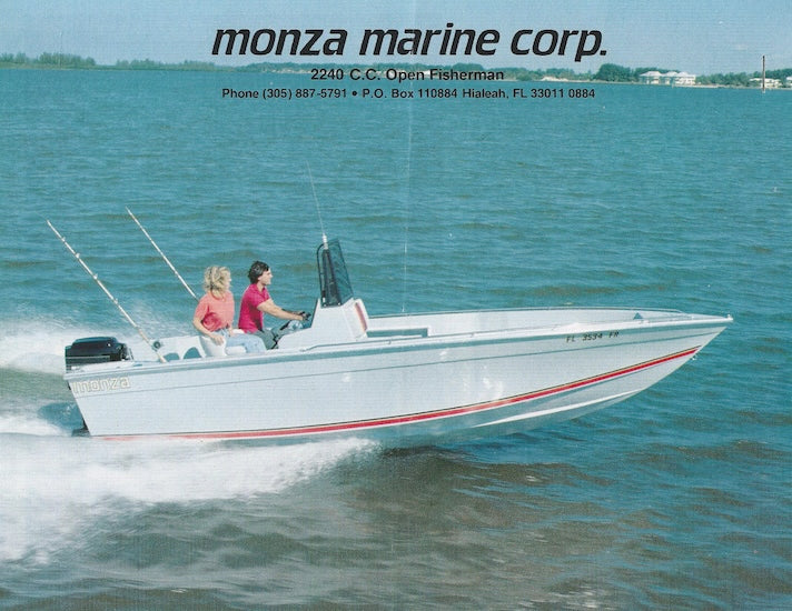 Monza 2240 Center Console Open Fisherman Brochure