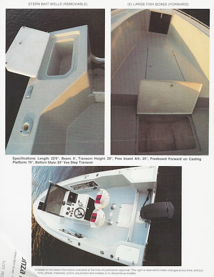 Monza 2240 Center Console Open Fisherman Brochure