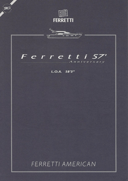 Ferretti 57 Specification Brochure