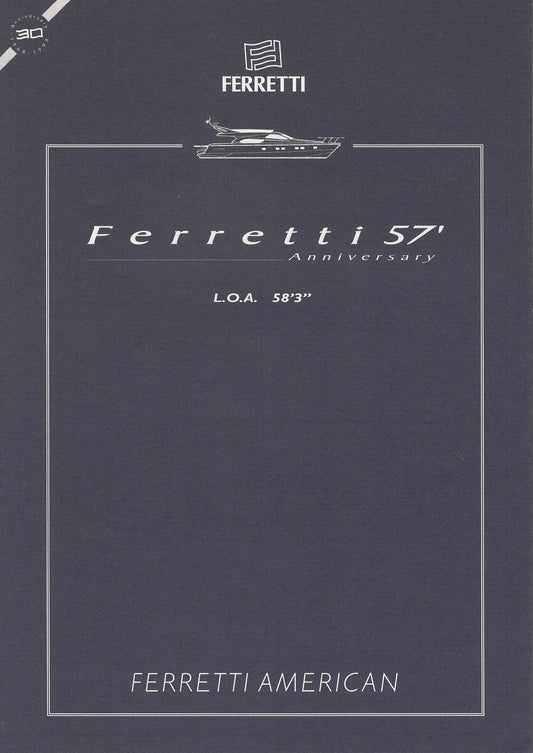 Ferretti 57 Specification Brochure