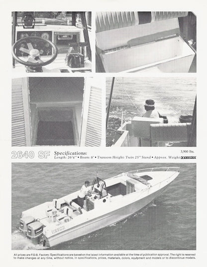 Monza 2640 Sport Fisherman Brochure