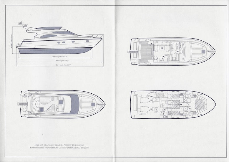 Ferretti 46 Specification Brochure