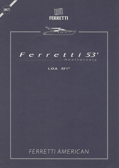 Ferretti 53 Specification Brochure