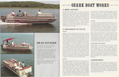 Ozark 1987 Deck Boat Brochure