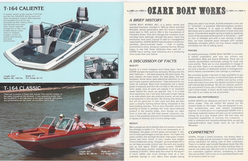 Ozark 1988 Brochure