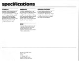 T Craft Gulfstream 21 Center Console Specification Brochure