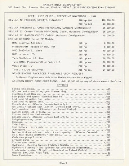 Harley 27 Brochure