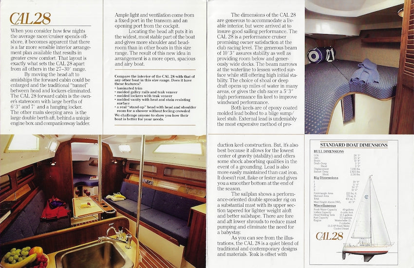 Cal 28 Brochure Package