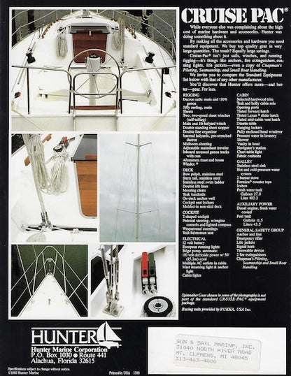 Hunter 28.5 Brochure