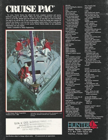 Hunter 45 Legend Brochure