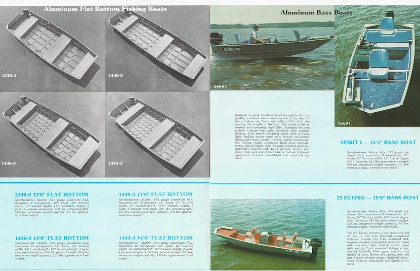 Eldocraft 1982 Aluminum Brochure