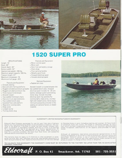 Eldocraft 1979 Brochure