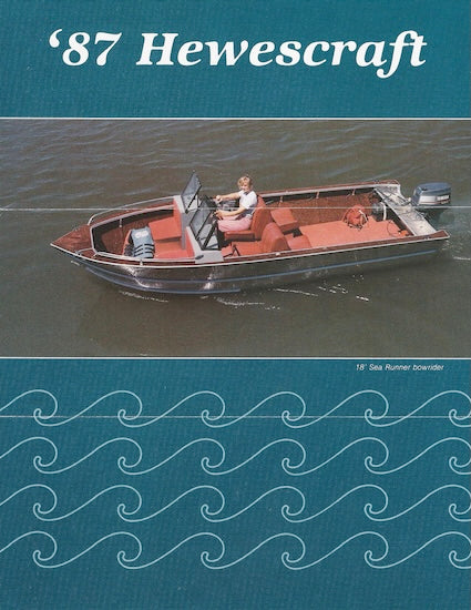 Hewescraft 1987 Brochure