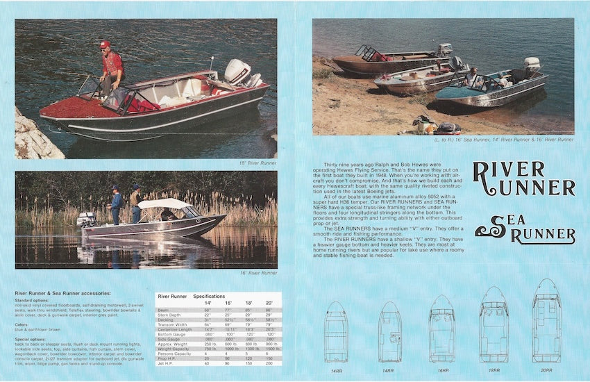 Hewescraft 1987 Brochure