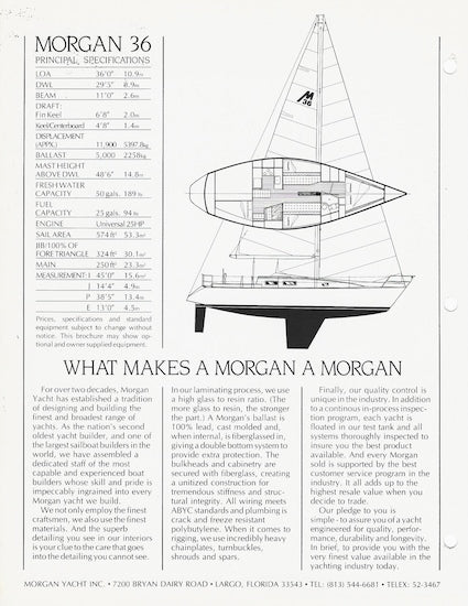 Morgan 36 Brochure
