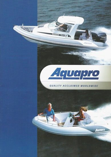 Aquapro 2003 Inflatables Brochure