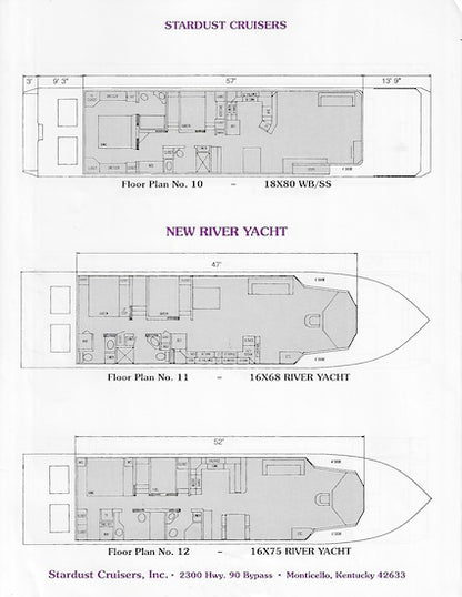 Stardust Cruisers Specification Brochure