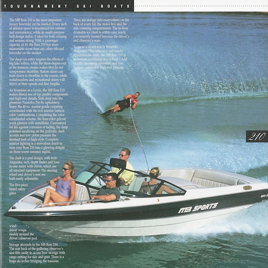 MB Sports 1998 Brochure
