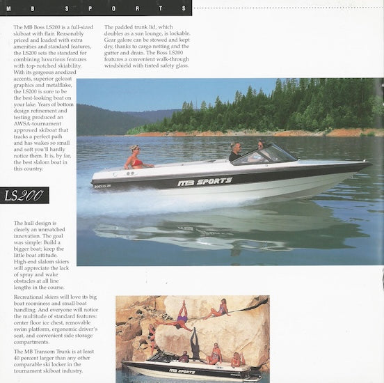 MB Sports 1998 Brochure