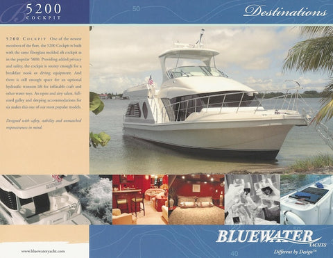 Bluewater 5200 Cockpit Specification Brochure