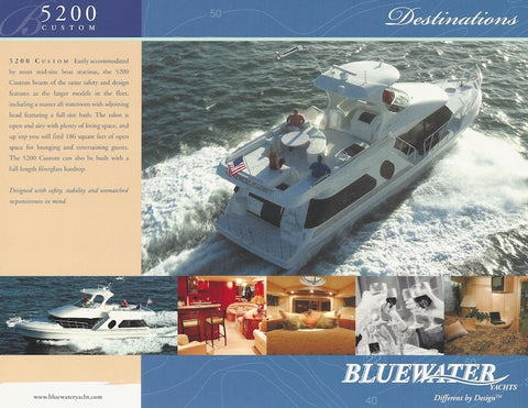 Bluewater 5200 Custom Specification Brochure