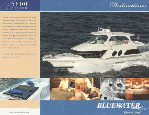 Bluewater 5800 Custom Specification Brochure