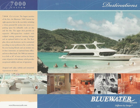 Bluewater 7000 Custom Specification Brochure