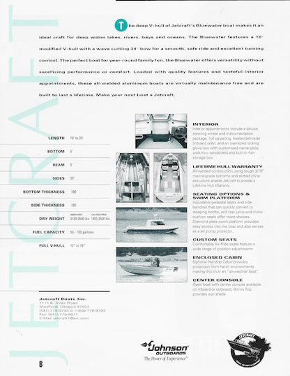 Jetcraft Bluewater Brochure