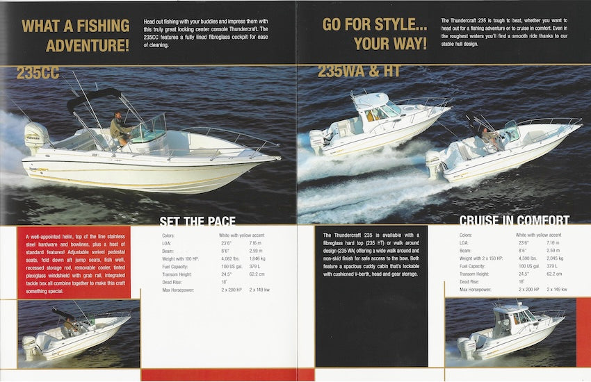 Doral 2003 Thundercraft Brochure