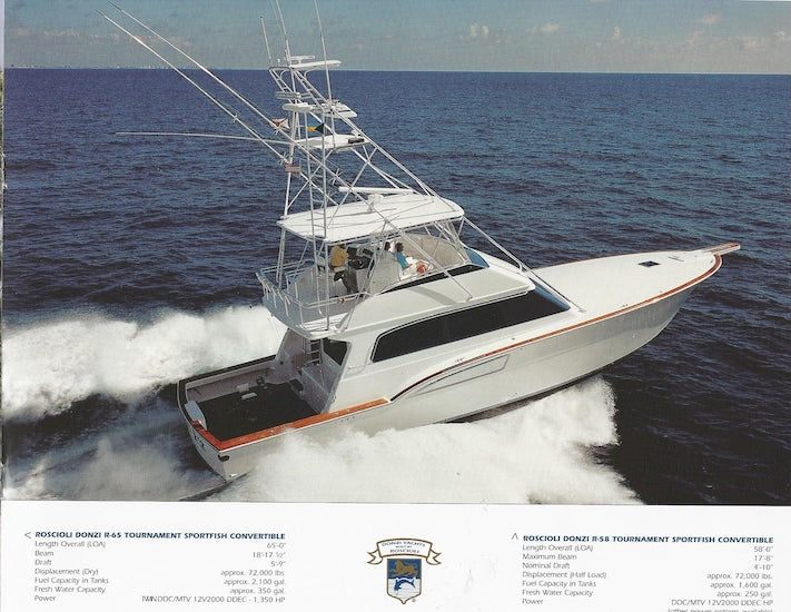 Roscioli Donzi Brochure