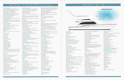 Roscioli Donzi R-58 Specification Brochure