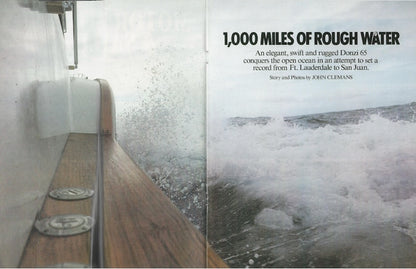 Roscioli Donzi 65 Motor Boating & Sailing Magazine Reprint Brochure